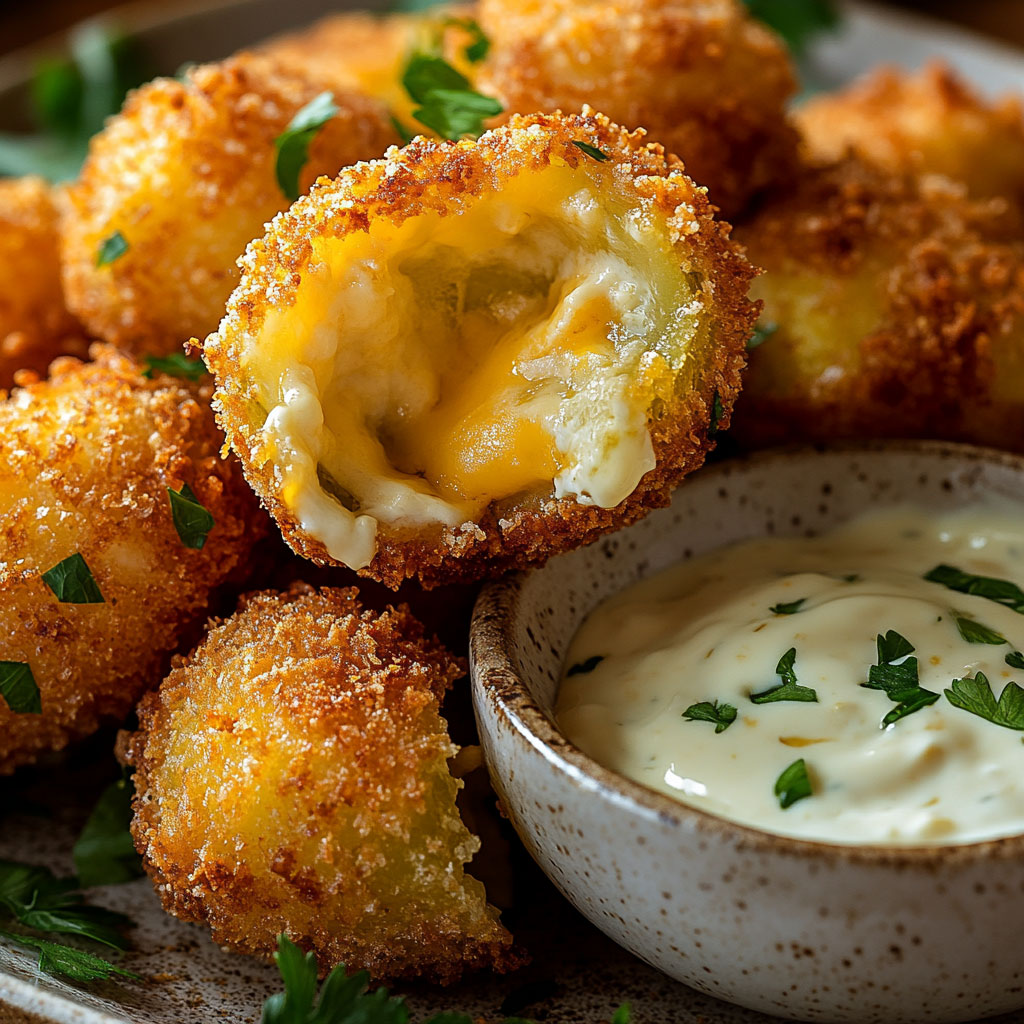 Käsige Gurken-Bombs