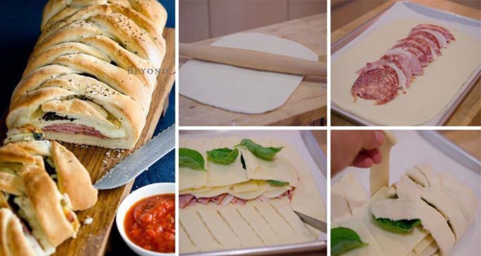 Herzhafter italienischer Kuchen – Stromboli