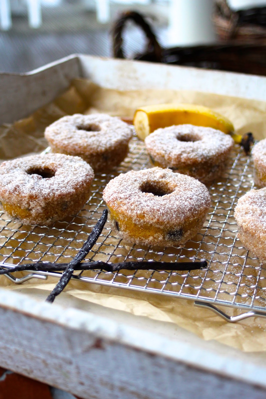 Banánové koblihy z trouby