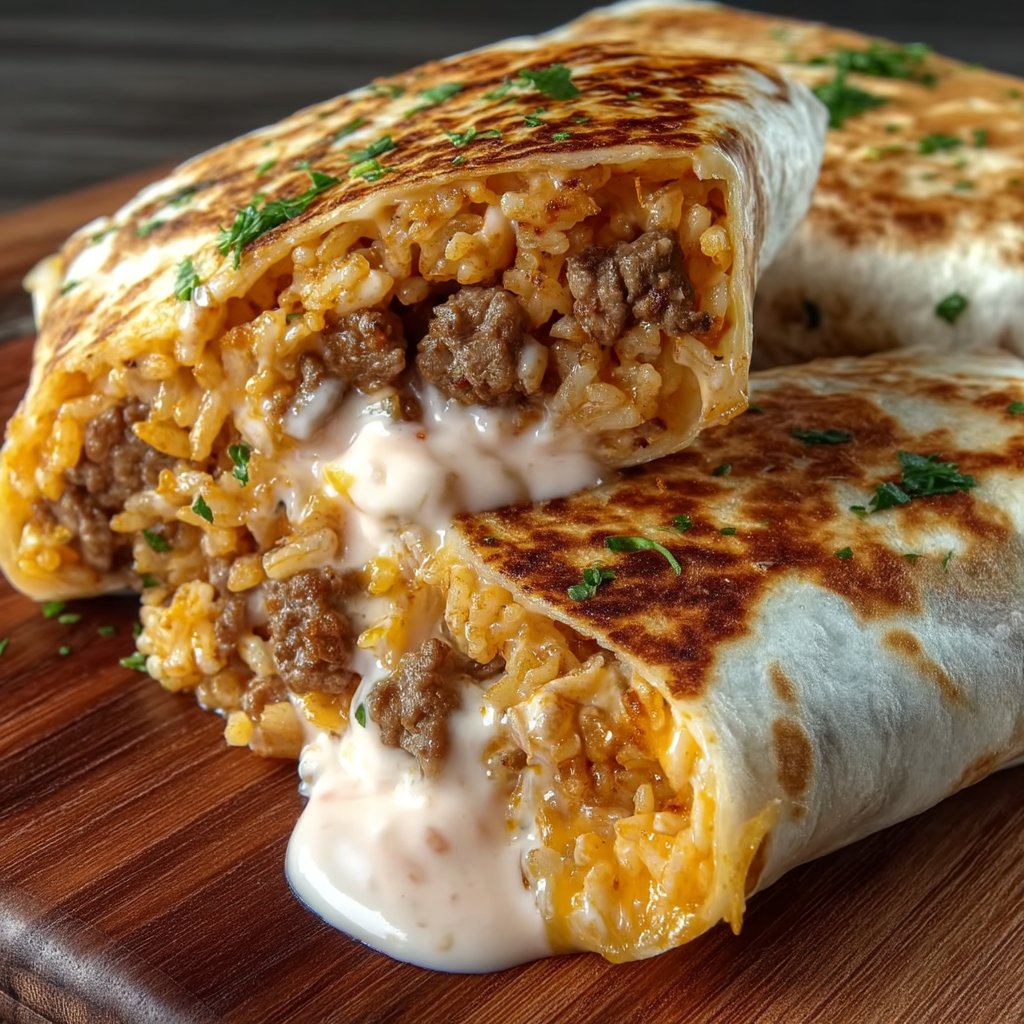 Grilovaný sýrový burrito