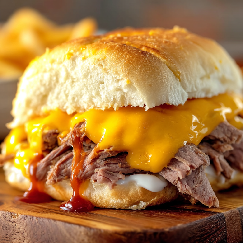 Napodobenina hovězího cheddarového sýra od Arby’s