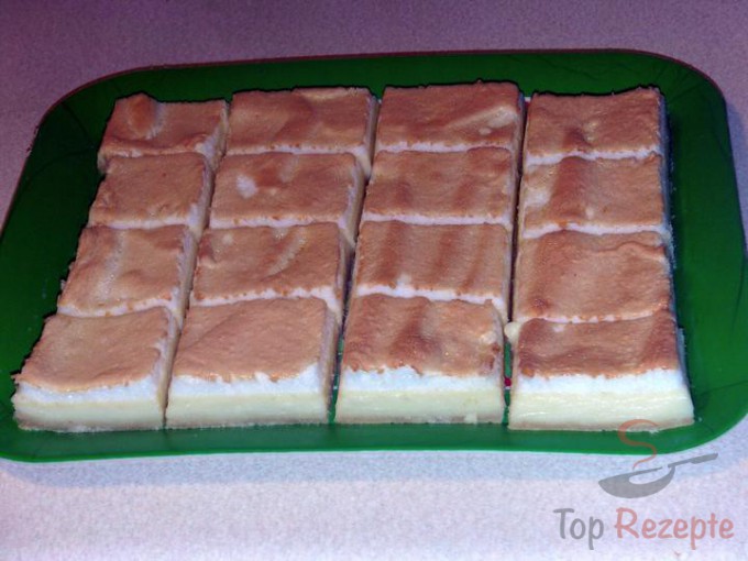 Quarkkuchen mit Blätterteig