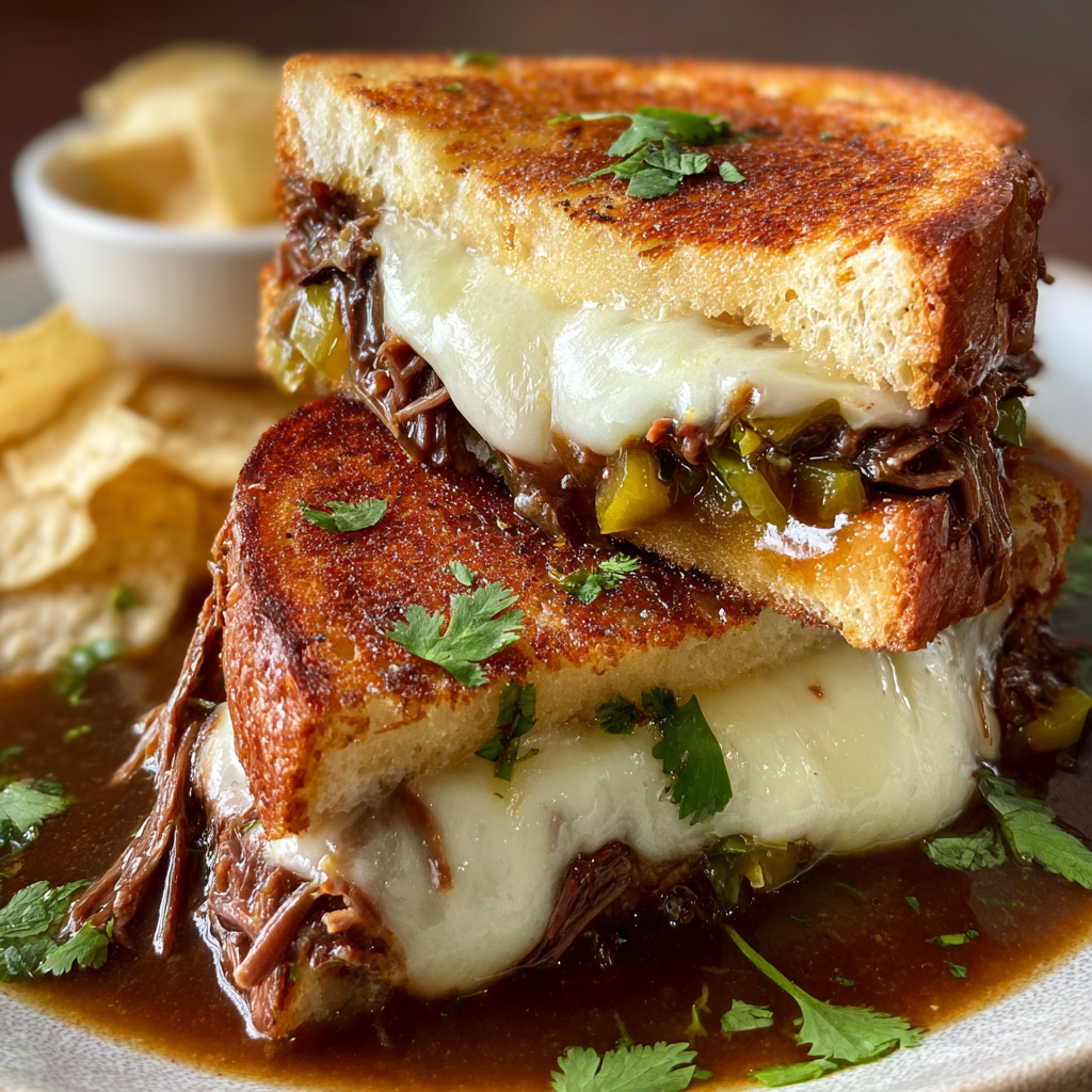 Disneyland Beef Birria Grilled Cheese