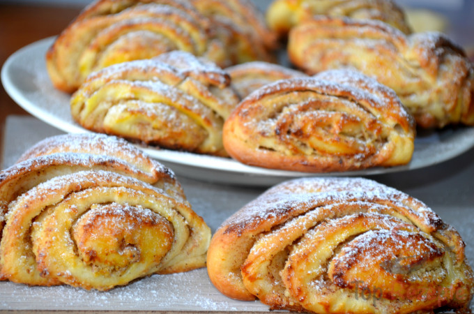 Zimt-Nuss-Schnecken