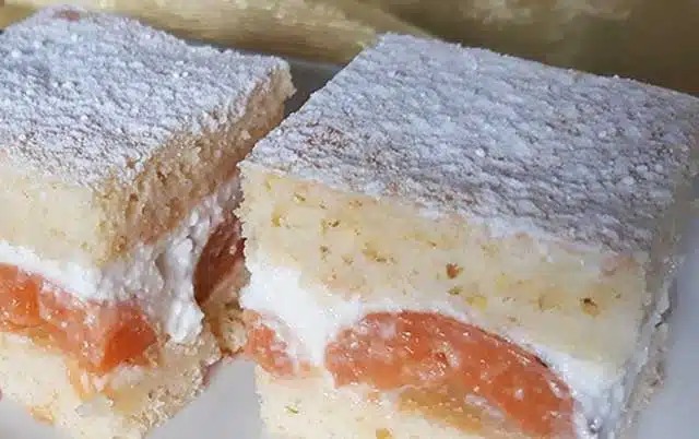 Leckere Quarkschnitten mit Aprikosen Rezept
