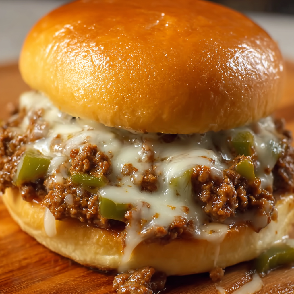 Philly Cheese Steak Sloppy Joes