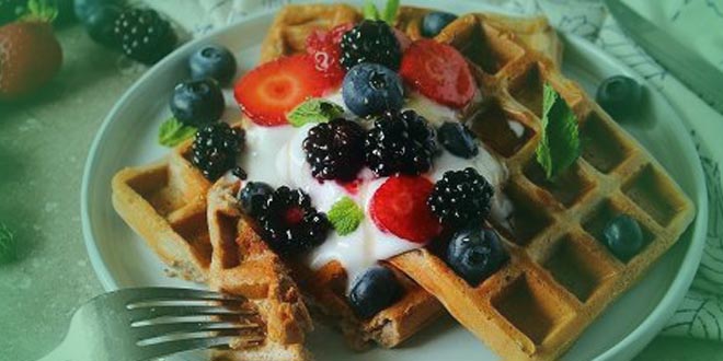 Proteinové vafle pro chutný start do dne