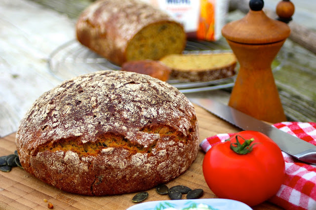 Dýňovo-mrkvový chléb