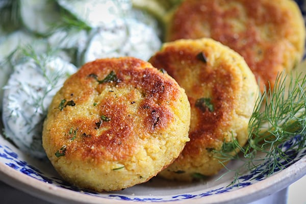 Kuskusové bramborové placky