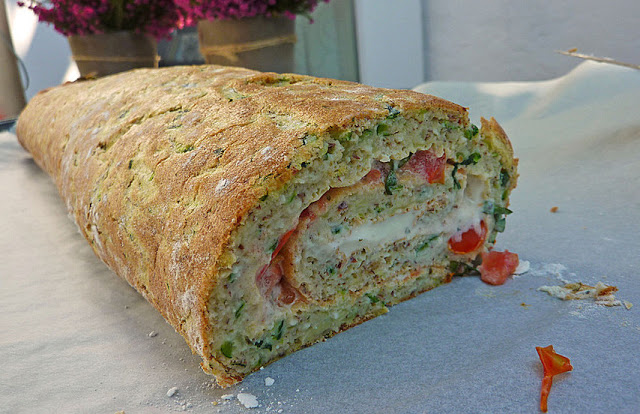 Pikantní cuketové závitky