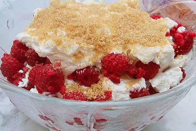 Malinový krémový zázrak