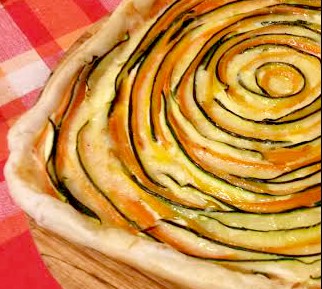 Osolený dort z cukety a mrkve