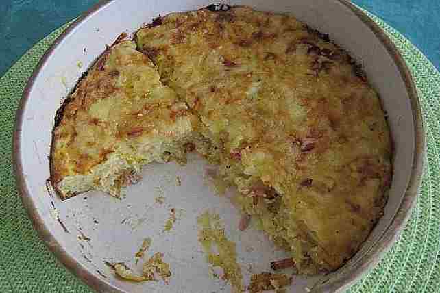 Romadur bramborový gratin