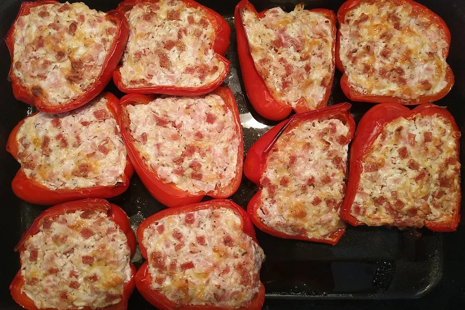 Plněné papriky Low-carb