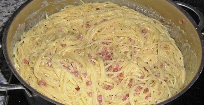 Špagety alla Carbonara