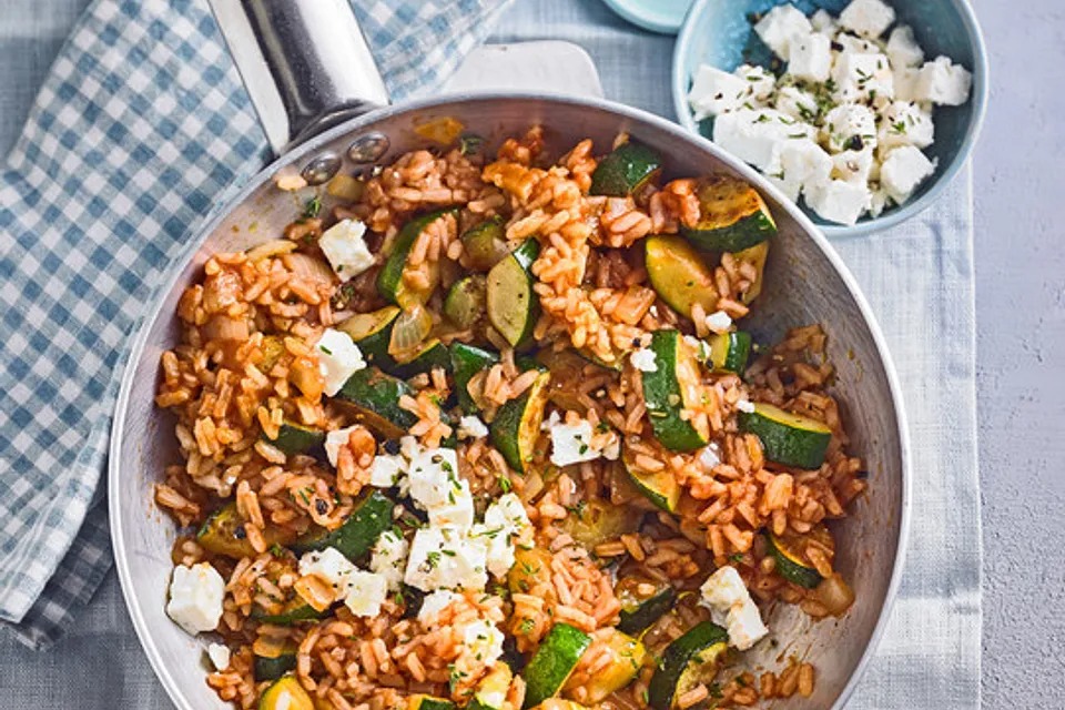 Středozemní cuketová pánev