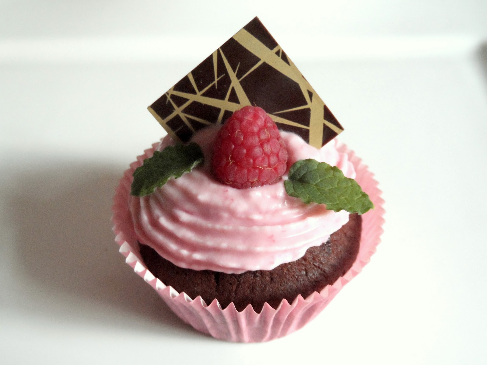 Malinovo-čokoládové muffiny