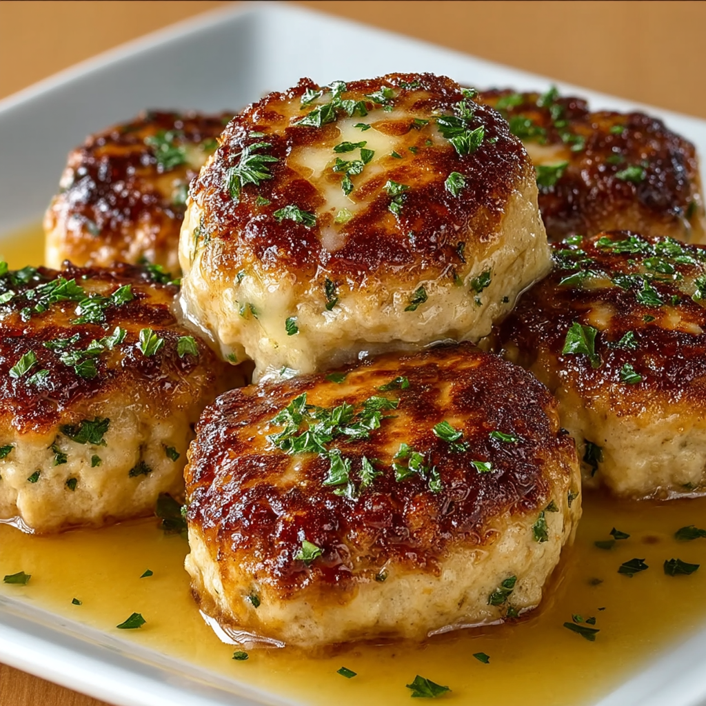 Kuřecí sekaná s česnekem a parmezánem