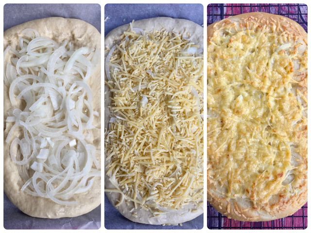 Cibulový chléb bez droždí snězený rychleji, než stačil dojít!