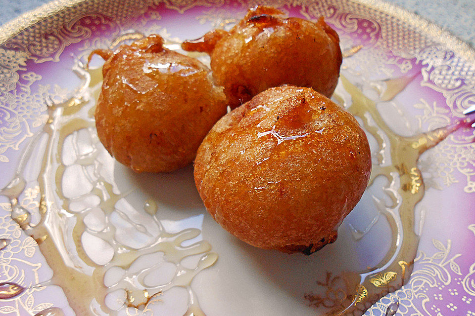 Pečený banán s medem