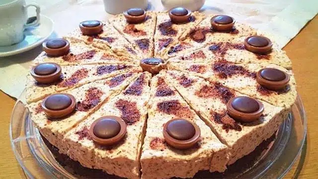 Recept na Toffifee oříškový dort