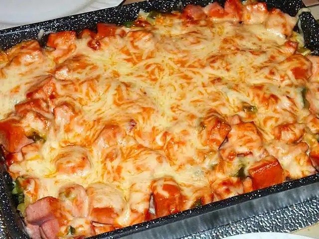 Recept na zapečené těstoviny s klobásou