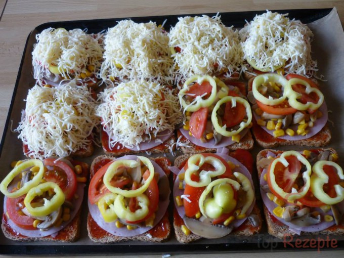Toastbrot-Pizza