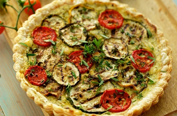Cuketový quiche