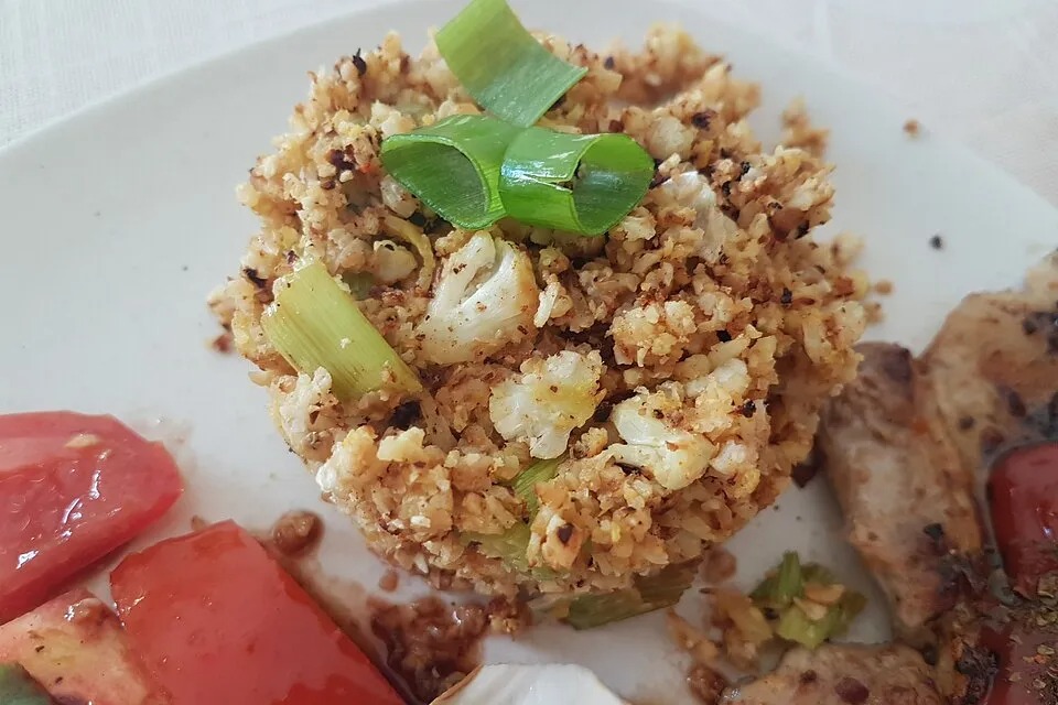 Nízkosacharidová květáková rýže – základní recept