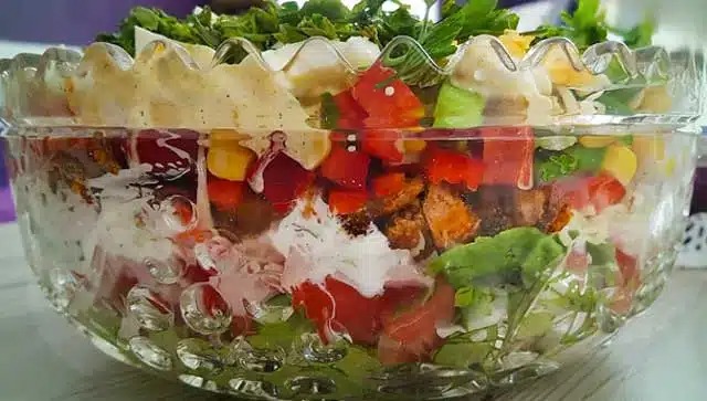 Recept na gyros salát