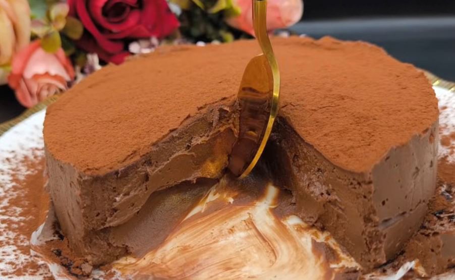 Dvou-surovinový dort, všichni u stolu byli nadšení: Není jen chutný, ale také velmi zdravý!