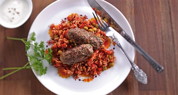 Ćevapčiči s djuvec rýží