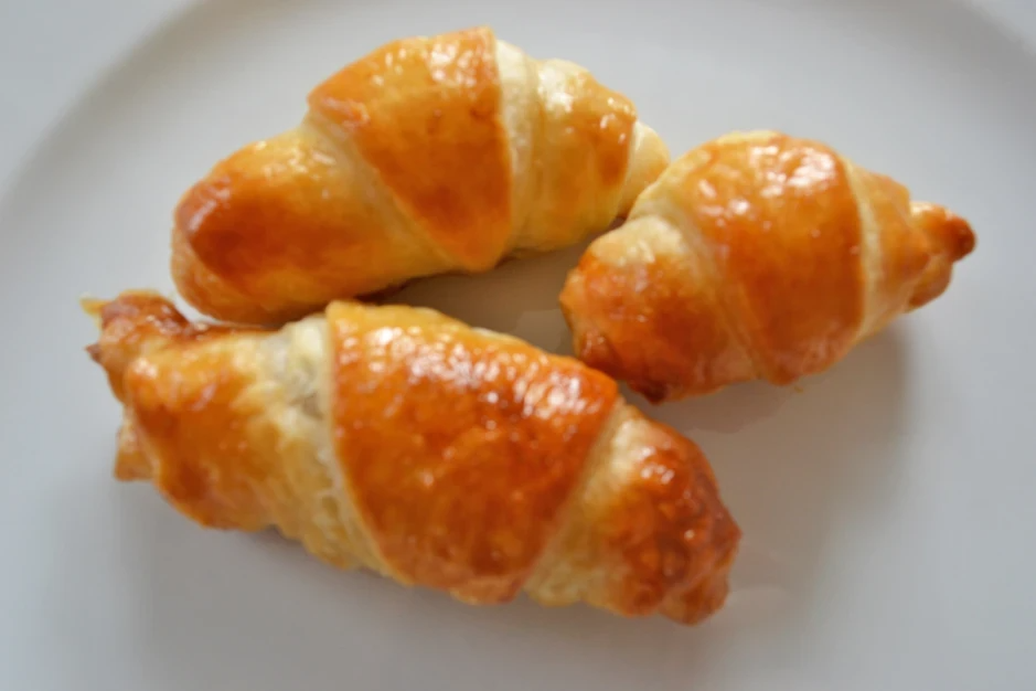 Listové těsto marmeládové nebo nutellové rohlíčky