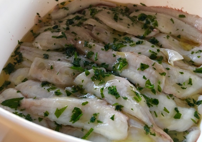 Marinované sardelky