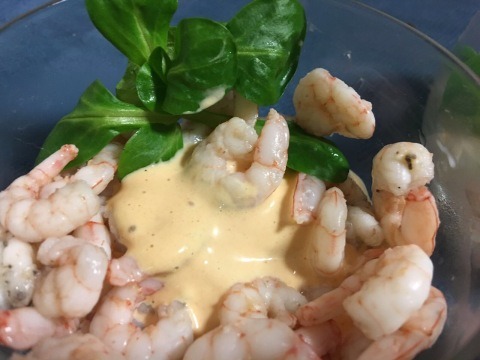 Krevety v růžové omáčce