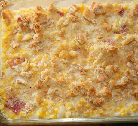 Zapečená kukuřice ve vintage stylu