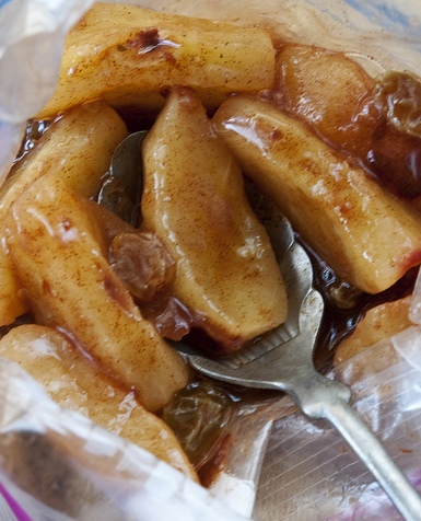 Jablečný koláč v sáčku