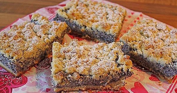 Mohn – Drobenkový koláč