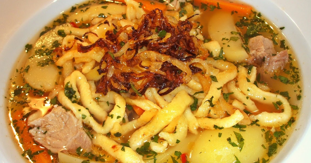 Bramborový řízek a špecle