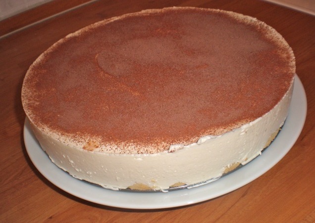 Tiramisu dort bez pečení