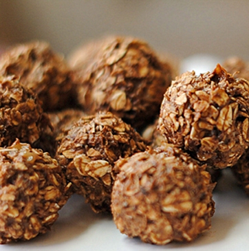 Čokoládové kuličky s arašídovým máslem