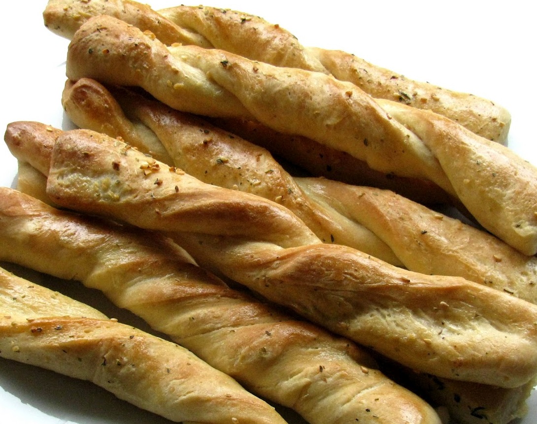 Lněné chleby tyčinky