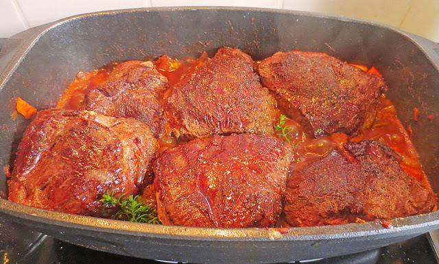 Hovězí líčka na portském víně