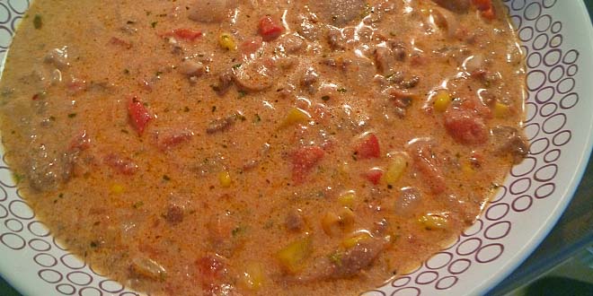 Pizzová polévka – nízkosacharidová
