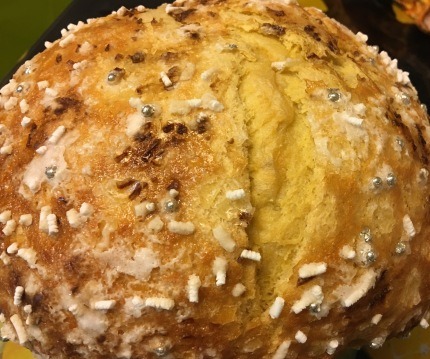 Sladká velikonoční pizza z oblasti Marche