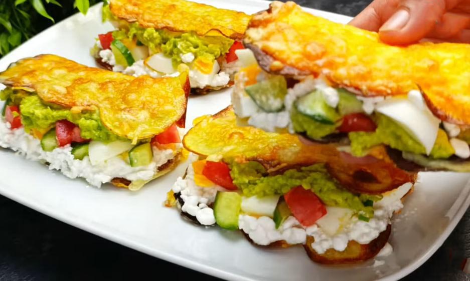 Měl jsem geniální nápad připravit wrapy s plátkem brambory: zdravá a chutná večeře s 370 kcal!