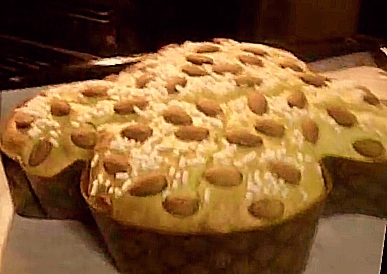 Domácí velikonoční holubička