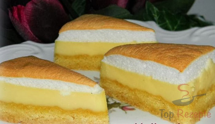 Tvarohový koláč s pusinkou