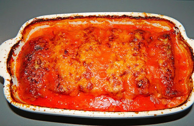 Plněné šunkové rolky s mletým masem