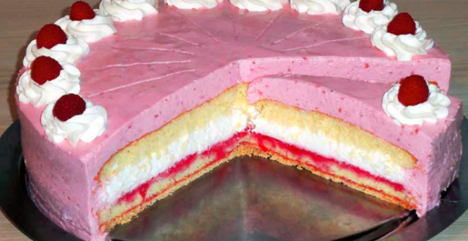 Recept na malinový dort
